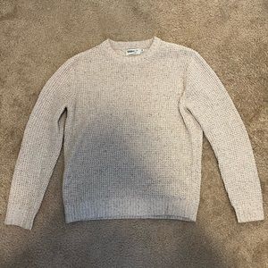 Wellen Headlands Fisherman Sweater Large Cotton Beige